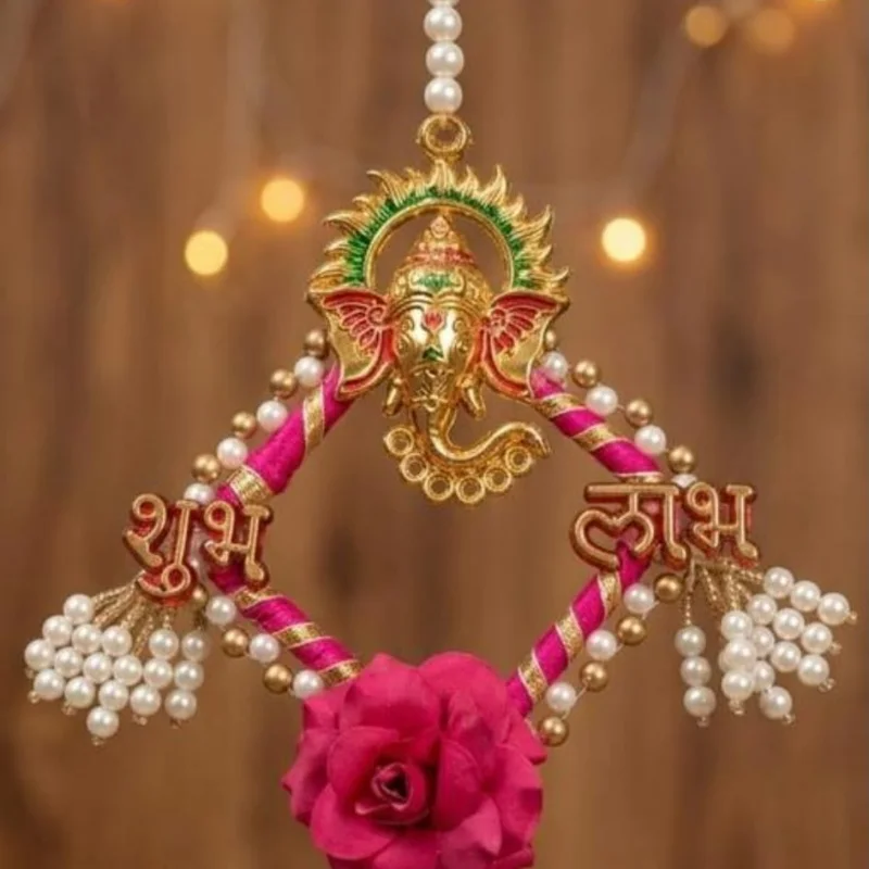 1 Pcs Premium handmade Shubh labh hanging toran