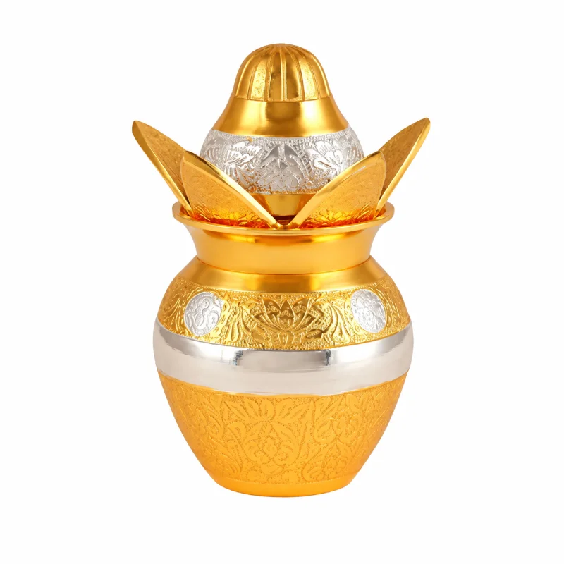 Silver Plated Kumkum Sindoor Dani with Lid | Pooja Kumkum Box Set