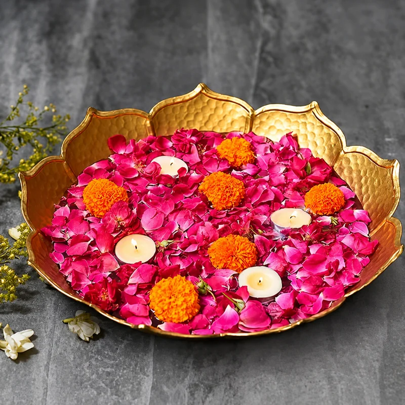 Wooden Rangoli Set