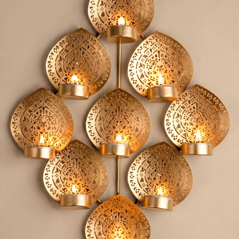 Premium Lotus Toran for Home Decoration | Pack of 6 Decorative Hanging | Ganesh Chaturthi, Diwali & Pooja Room Decor | 15 Inch (38 CM)
