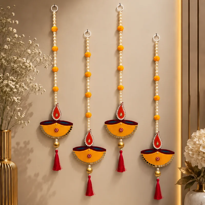 Satvik Creations Authentic Handcrafted Toran: Celebrating India's Artistic Heritage