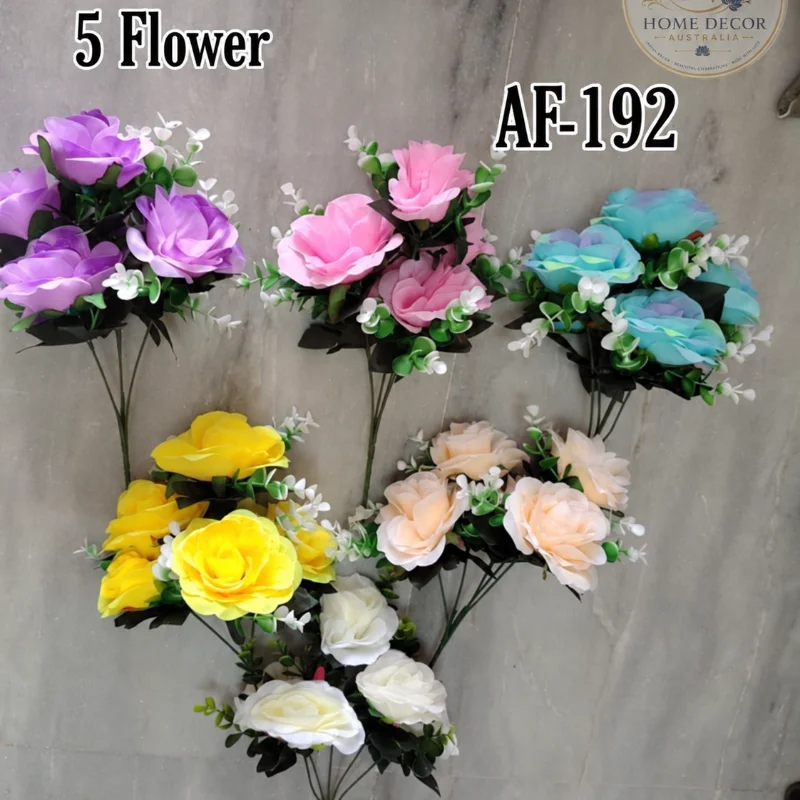 Mixed Colour Artificial Flower Decor AF192
