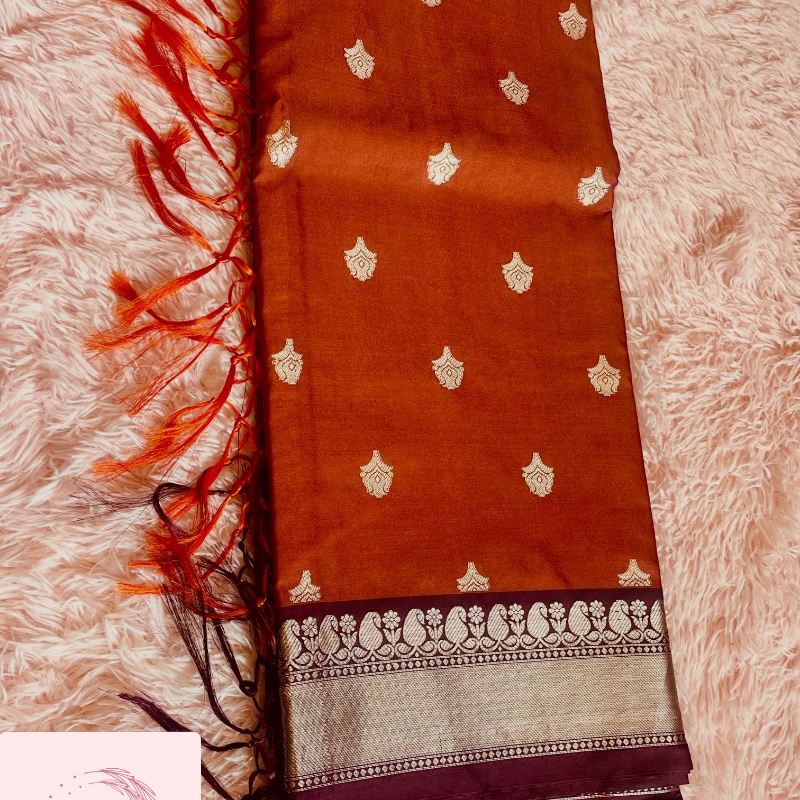 Vintage Traditional kanchi tissue silk saree